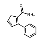 CAS 登录号：875826-06-5， 2-苯基-1,3-环戊二烯-1-甲酰胺