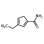 CAS 登录号：875826-22-5， 3-乙基-1,3-环戊二烯-1-甲酰胺