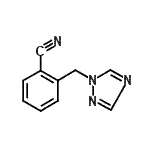 CAS 登录号：876316-41-5， 2-(1H-1,2,4-三唑-1-基甲基)苯甲腈