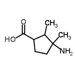 CAS#: 876474-99-6, 3-Amino-2,3-dimethylcyclopentanecarboxylic acid