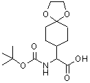 CAS#: 876761-75-0, 1,4-Dioxaspiro[4.5]dec-8-yl({[(2-methyl-2-propanyl)oxy]carbonyl}amino)acetic acid