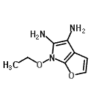 CAS 登录号：877397-09-6， 6-乙氧基-6H-呋喃并[2,3-b]吡咯-4,5-二胺