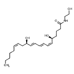 CAS 登录号:877459-63-7, (5S,6Z,8E,10E,12R,14Z)-5,12-二羟基-N-(2-羟基乙基)-6,8,10,14-二十碳四烯酰胺