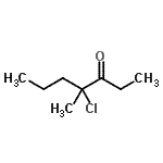 CAS 登录号：87777-53-5， 4-氯-4-甲基-3-庚酮