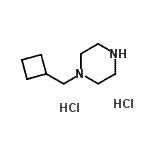 CAS 登录号：877859-57-9， 1-(环丁基甲基)哌嗪二盐酸盐