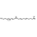 CAS 登录号：877878-78-9， (5E,8E)-10-{3-[(1E)-3-羟基-1-辛烯-1-基]-2-环氧乙烷基}-5,8-癸二烯酸