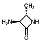 CAS 登录号：87791-62-6， (3S,4S)-3-氨基-4-甲基-2-氮杂环丁酮
