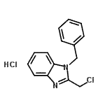 CAS 登录号:878748-66-4, 1-苄基-2-(氯甲基)-1H-苯并咪唑盐酸盐(1:1)