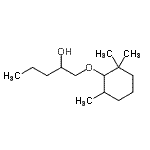 CAS 登录号：87887-12-5， 1-[(2,2,6-三甲基环己基)氧基]-2-戊醇
