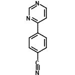CAS 登录号：879063-33-9， 4-(4-嘧啶基)苯甲腈