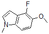 CAS#: 879093-16-0, 4-Fluoro-5-Methoxy-1-Methyl-1H-Indole