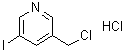 CAS#: 879326-79-1, 3-(Chloromethyl)-5-iodopyridine hydrochloride (1:1)