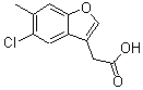CAS#: 879475-90-8, (5-Chloro-6-methyl-1-benzofuran-3-yl)acetic acid