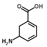 CAS 登录号：87980-11-8， 5-氨基-1,3-环己二烯-1-羧酸