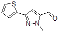 CAS 登录号：879896-48-7， 1-甲基-3-(2-噻吩基)-1H-吡唑-5-甲醛