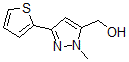 CAS 登录号：879896-49-8， 1-甲基-3-(2-噻吩基)-1H-吡唑-5-甲醇