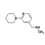 CAS 登录号：879896-58-9， N-甲基-1-[2-(1-哌啶基)-4-吡啶基]甲胺