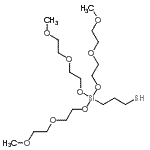 CAS 登录号：87994-63-6， 9,9-二[2-(2-甲氧基乙氧基)乙氧基]-2,5,8-三氧杂-9-硅杂十二烷-12-硫醇