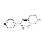 CAS 登录号：880361-85-3， 2-(4-吡啶基)-5,6,7,8-四氢吡啶并[4,3-d]嘧啶