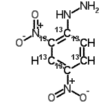 CAS 登录号：882513-61-3， [2,4-二硝基(<sup>13</sup>C<sub>6</sub>)苯基]肼