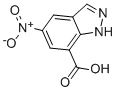 CAS 登录号：883290-89-9， 5-硝基-1H-吲唑-7-羧酸