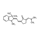 CAS#: 88340-85-6, (2E,5Z)-2-[(Dimethylamino)methylene]-5-[(2Z)-2-(1,3,3-trimethyl-1,3-dihydro-2H-indol-2-ylidene)ethylidene]cyclopentanone