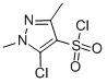 CAS 登录号：88398-93-0， 5-氯-1,3-二甲基吡唑-4-磺酰氯