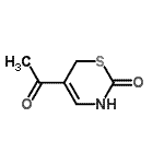 CAS 登录号：88406-78-4， 5-乙酰基-3,6-二氢-2H-1,3-噻嗪-2-酮