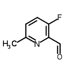 CAS 登录号：884495-48-1， 3-氟-6-甲基-2-吡啶甲醛