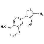 CAS 登录号：884497-31-8， 2-氨基-4-(3,4-二甲氧基苯基)-3-噻吩甲腈