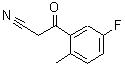 CAS#: 884504-23-8, 3-(5-Fluoro-2-methylphenyl)-3-oxopropanenitrile