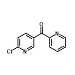 CAS 登录号：884504-81-8， (6-氯-3-吡啶基)(2-吡啶基)甲酮