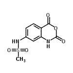 CAS#: 885269-62-5, N-(2,4-dioxo-1H-3,1-benzoxazin-7-yl)methanesulfonamide