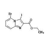 CAS#: 885271-42-1, Ethyl 5-bromo-3-iodoimidazo[1,2-a]pyridine-2-carboxylate