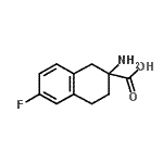 CAS#: 885274-22-6, 2-Amino-6-fluoro-1,2,3,4-tetrahydro-2-naphthalenecarboxylic acid