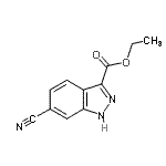 CAS#: 885279-19-6, Ethyl 6-cyano-1H-indazole-3-carboxylate