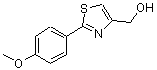 CAS 登录号：885279-75-4， [2-(4-甲氧基苯基)-1,3-噻唑-4-基]甲醇
