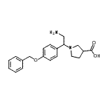 CAS#: 886363-97-9, 1-{2-Amino-1-[4-(benzyloxy)phenyl]ethyl}-3-pyrrolidinecarboxylic acid