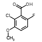 CAS#: 886499-40-7, 2-Chloro-6-fluoro-3-methoxybenzoic acid