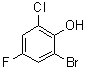 CAS 登录号：886499-83-8， 2-溴-6-氯-4-氟苯酚