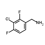 CAS 登录号：886761-65-5， 1-(3-氯-2,4-二氟苯基)甲胺