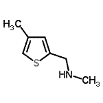 CAS 登录号：886851-27-0， N-甲基-1-(4-甲基-2-噻吩基)甲胺