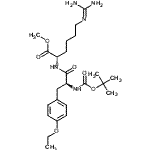 CAS#: 88718-86-9, Methyl O-ethyl-N-{[(2-methyl-2-propanyl)oxy]carbonyl}-L-tyrosyl-N<sup>6</sup>-(diaminomethylene)-L-lysinate