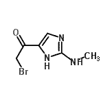 CAS 登录号：88723-40-4， 2-溴-1-[2-(甲基氨基)-1H-咪唑-4-基]乙酮