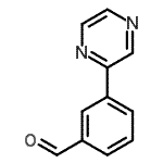CAS 登录号：887344-35-6， 3-(2-吡嗪基)苯甲醛