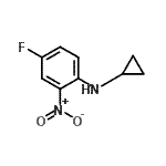 CAS 登录号：887351-37-3， N-环丙基-4-氟-2-硝基苯胺