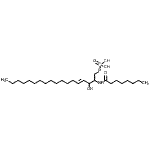 CAS 登录号：887353-95-9， (4E)-3-羟基-2-(辛酰氨基)-4-十八碳烯-1-基二氢磷酸酯