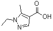 CAS#: 887408-72-2, 1-Ethyl-5-methyl-1H-pyrazole-4-carboxylic acid