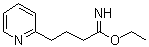 CAS 登录号：887579-19-3， 4-(2-吡啶基)丁亚氨酸乙酯