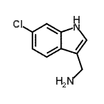 CAS 登录号：887581-88-6， 1-(6-氯-1H-吲哚-3-基)甲胺